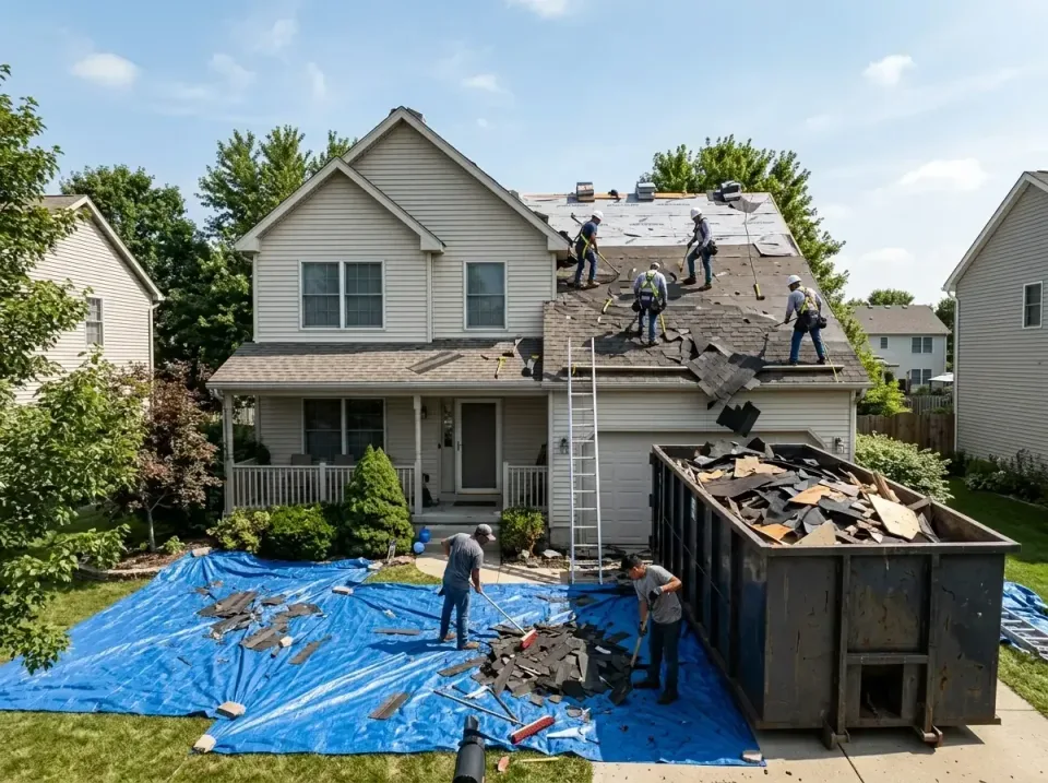 roof-replacement-debris-remova-004 — frequently asked questions, Cheapest Dumpster Rentals in Joppatowne, MD